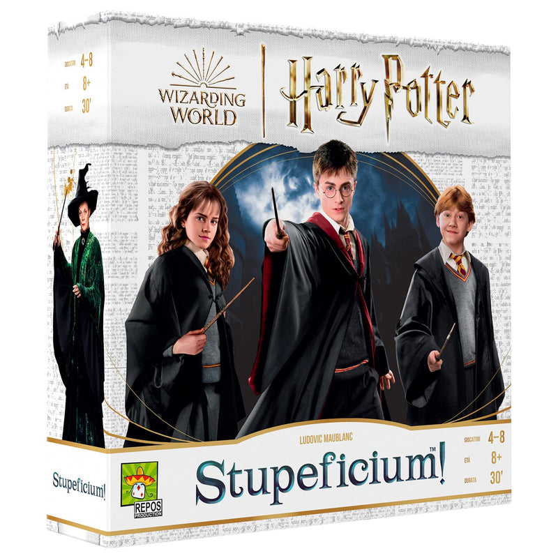 Asmodee – Stupeficium! | Harry Potter Board Game, Cast Hogwarts Spells, 4-8 Players, Italian Edition