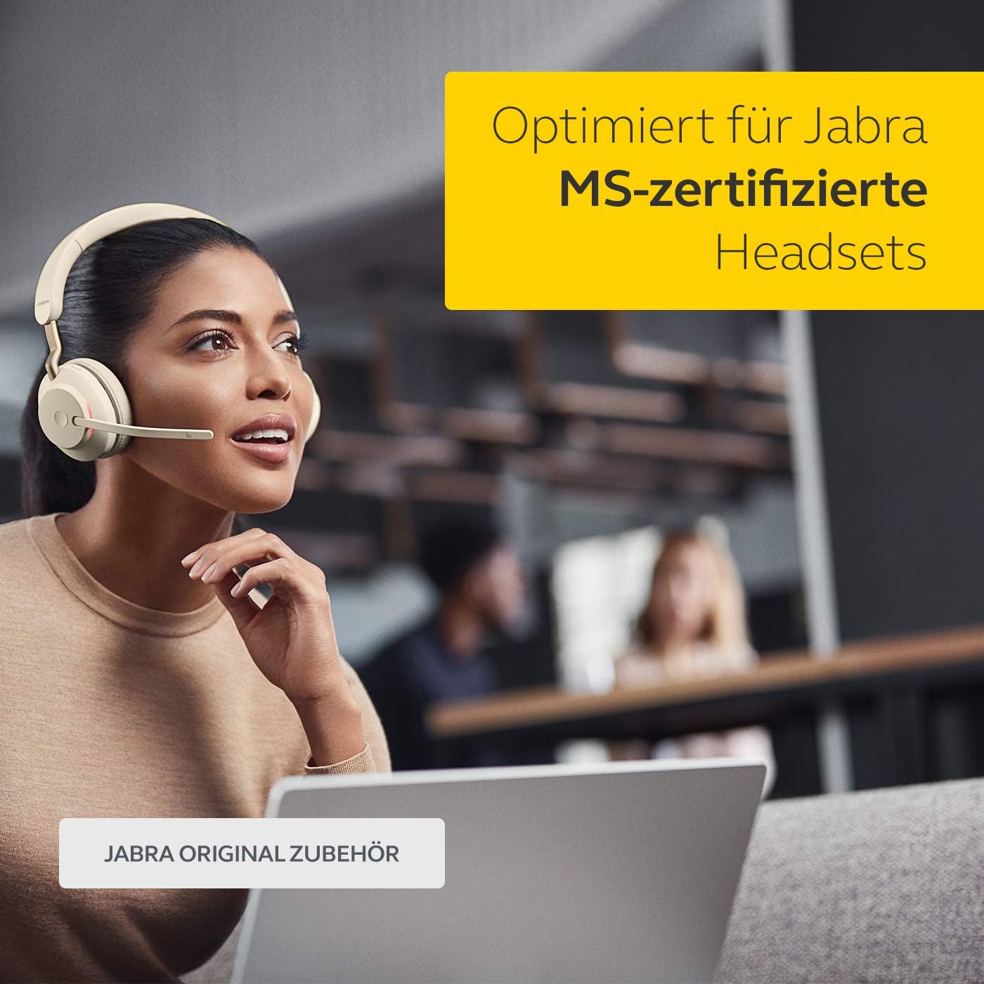 Jabra Link 370 USB A Bluetooth Adapter MS – 30 Meter/98 Feet Wireless Range for Jabra Headsets – Microsoft Optimised – Black (14208-08