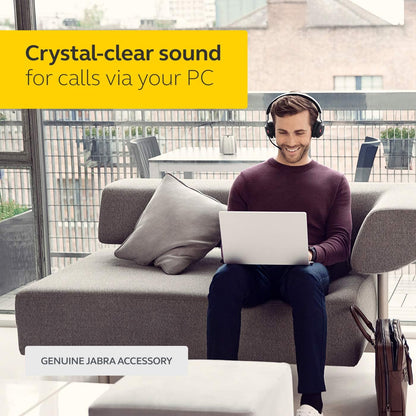 Jabra Link 370 USB-A Bluetooth Adapter MS - 30 Meter/98 Feet Wireless Range for Jabra Headsets - Microsoft Optimised - Black