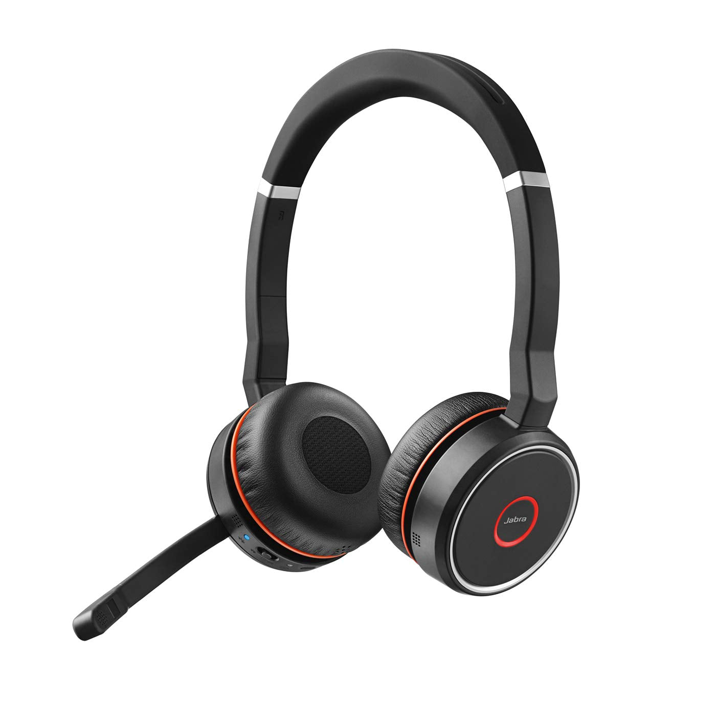 Jabra Evolve 75 SE Wireless Stereo Headset - Bluetooth Headset with Noise-Cancelling Mic & Active Noise Cancellation - MS Teams Certified, works with all other platforms - Black Evolve 75 SE Headset only Microsoft