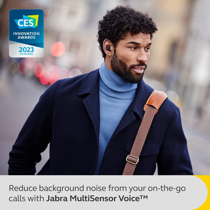 Jabra Evolve2 Buds True Wireless In-Ear Bluetooth Earbuds, Active Noise Cancellation (ANC) and 4-mic MultiSensor Voice Technology - Microsoft Teams Certified, works with all other meeting apps - Black