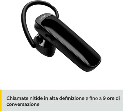 Jabra Talk 25 SE Mono Bluetooth Headset, Wireless Headset with Integrated Microphone, Multimedia Streaming and Up to 9 Hours of Talk Time