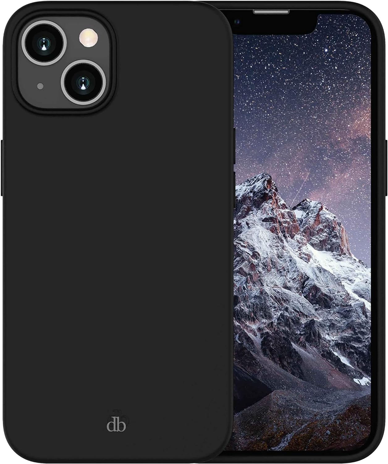 dbramante1928 iPhone 14 Case Compatible with MagSafe Monaco Night Black