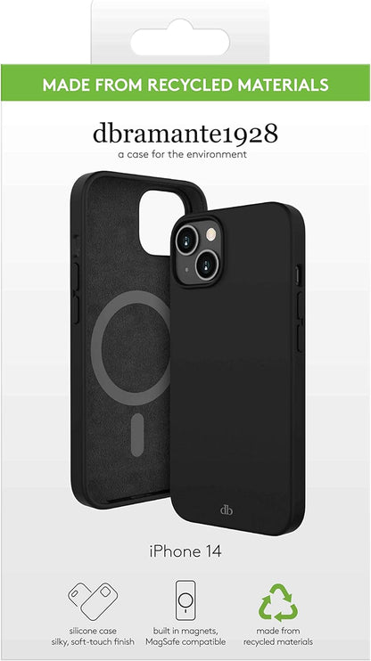 dbramante1928 iPhone 14 Case Compatible with MagSafe Monaco Night Black