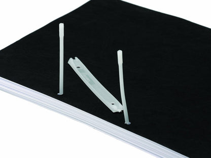 Fellowes 00895 Confezione Fastener Rilegatori, Passo 80 mm, Confezione da 100 Pezzi