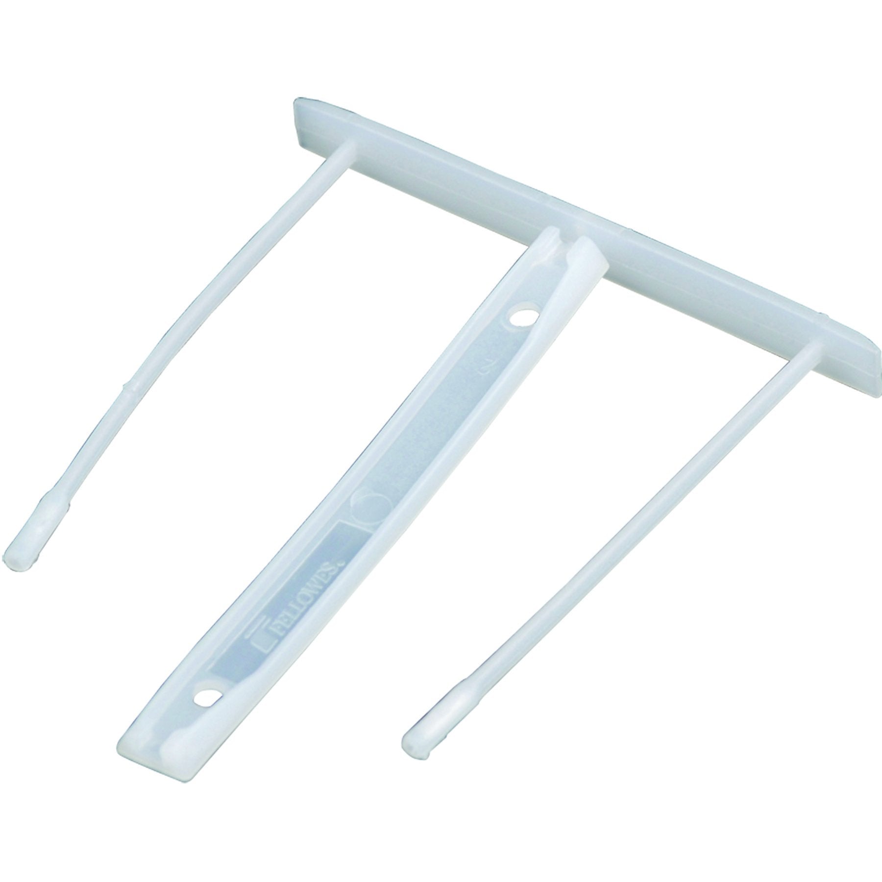 Fellowes 00895 Confezione Fastener Rilegatori, Passo 80 mm, Confezione da 100 Pezzi