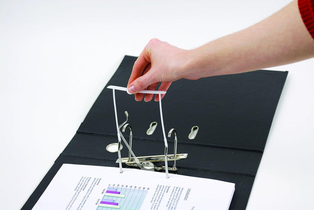 Fellowes 00895 Confezione Fastener Rilegatori, Passo 80 mm, Confezione da 100 Pezzi