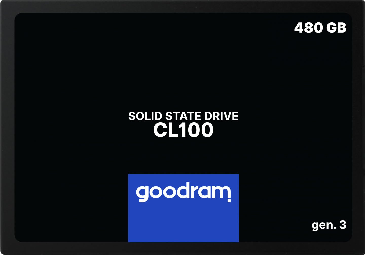 goodram SSD 480GB SATA3 CL100 Gen 3