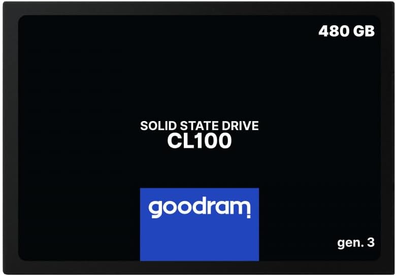 goodram SSD 480GB SATA3 CL100 Gen 3
