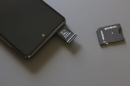 goodram 64GB M1AA Micro Card High Speed Class 10 Memory Card with Adapter and UHS-I Interface Read Speed up to 100MB/s Write Speed from 10MB/s 64GB