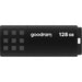 goodram USB Memory Stick with 128GB UME3 - USB 3.0 Data Storage Pen Drive - Read Speed up to 60 MBs - with Non-Slip Memory Stick - USB Flash Drive Black 10.3 x 12.3 x 1.2 cm