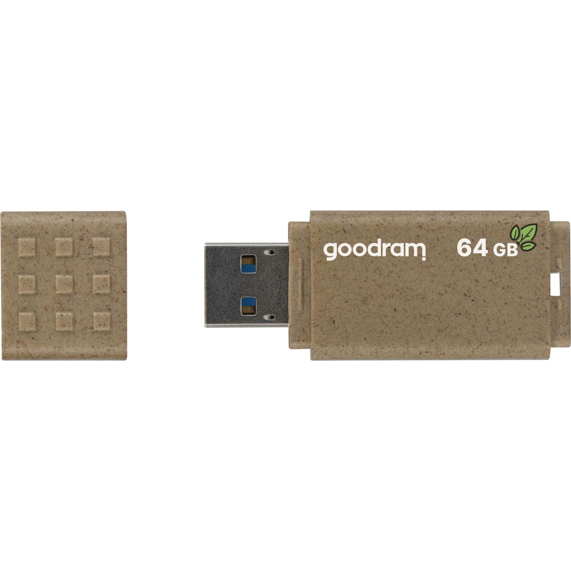 GoodRam - Clé Usb 64Go Ume3 Eco - Boitier Et Packaging En Matériau 100% Recyclés