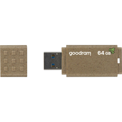 GoodRam - Clé Usb 64Go Ume3 Eco - Boitier Et Packaging En Matériau 100% Recyclés