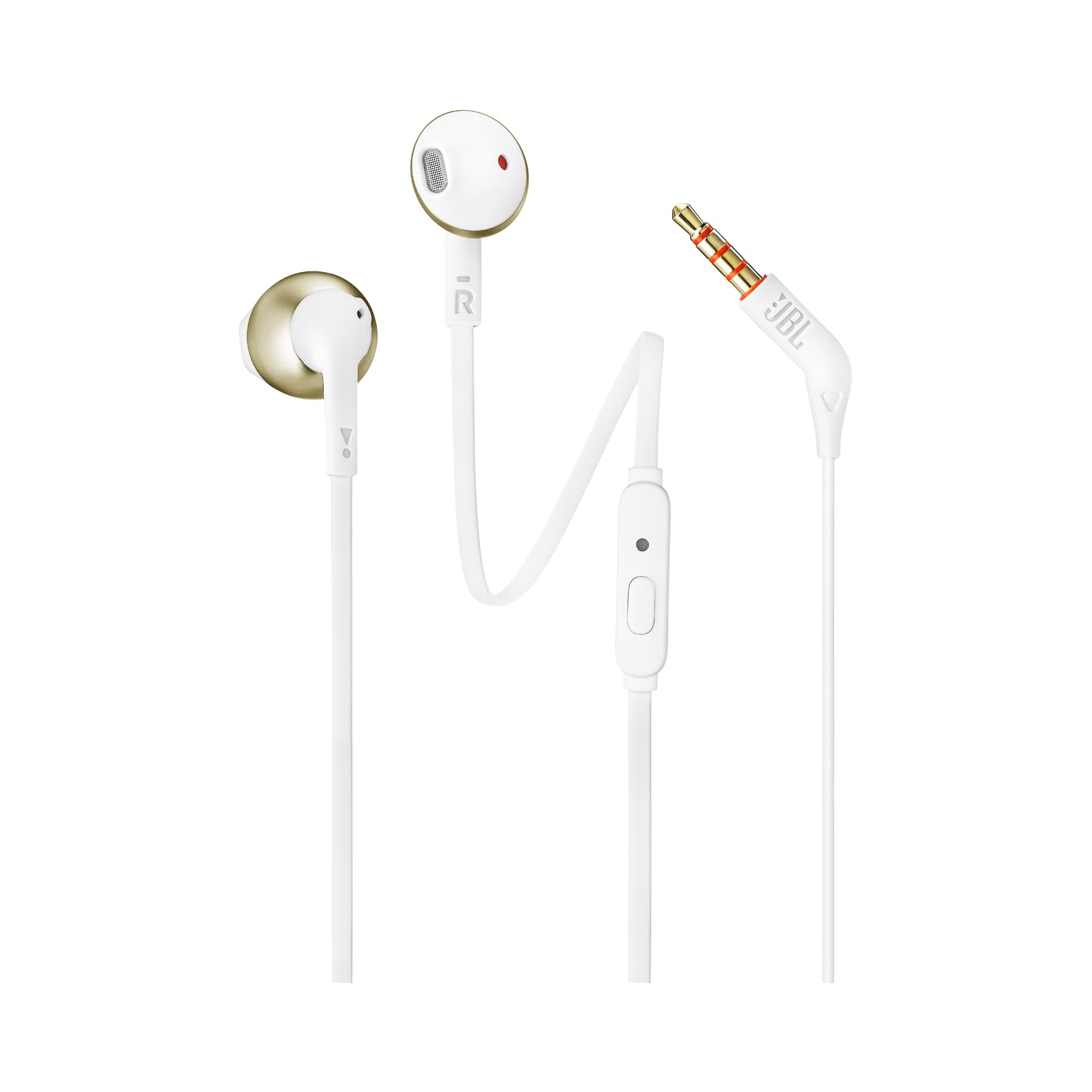 JBL JBLT205CGD Earphones with Microphone, Champagne