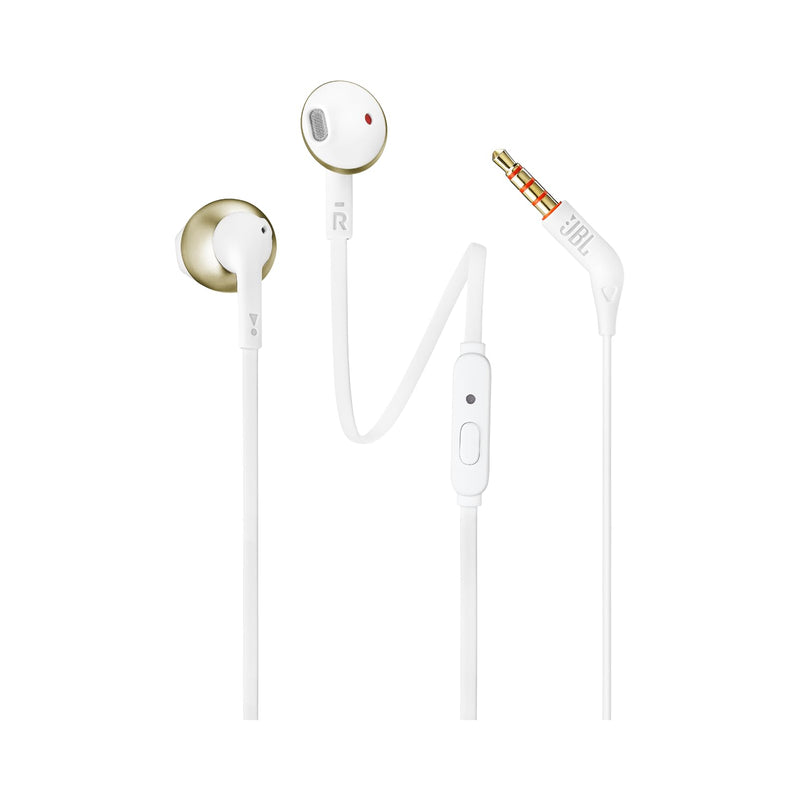 JBL JBLT205CGD Earphones with Microphone, Champagne