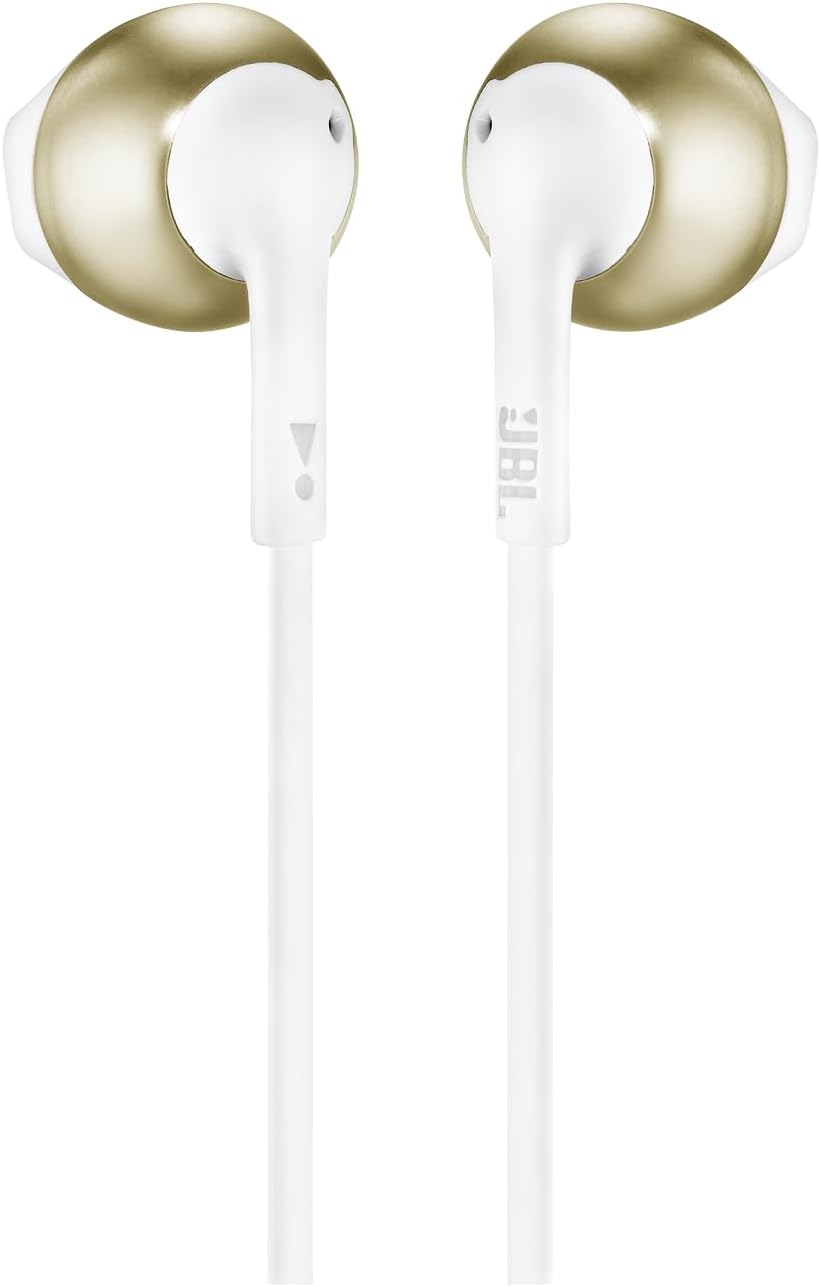 JBL JBLT205CGD Earphones with Microphone, Champagne