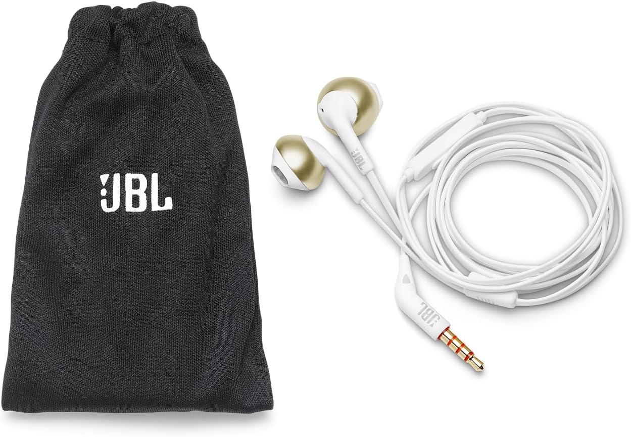 JBL JBLT205CGD Earphones with Microphone, Champagne