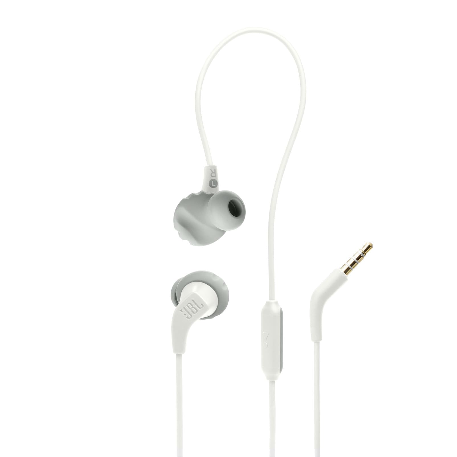 JBL Endurance Run 2 Headphones, Wired In-Ear Sports Earphones, Sweatproof with Magnetic Earbuds and In-Line One Button Remote Microphone, in