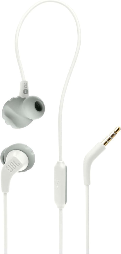 JBL Endurance Run 2 Headphones, Wired In-Ear Sports Earphones, Sweatproof with Magnetic Earbuds and In-Line One Button Remote Microphone, in