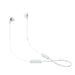 JBL TUNE 215BT - Wireless earbud headphones with Bluetooth 5.0, built-in microphone, and 16 hour battery life, in white