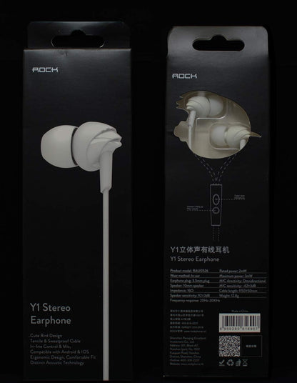 Auricolari Con Microfono Rock White