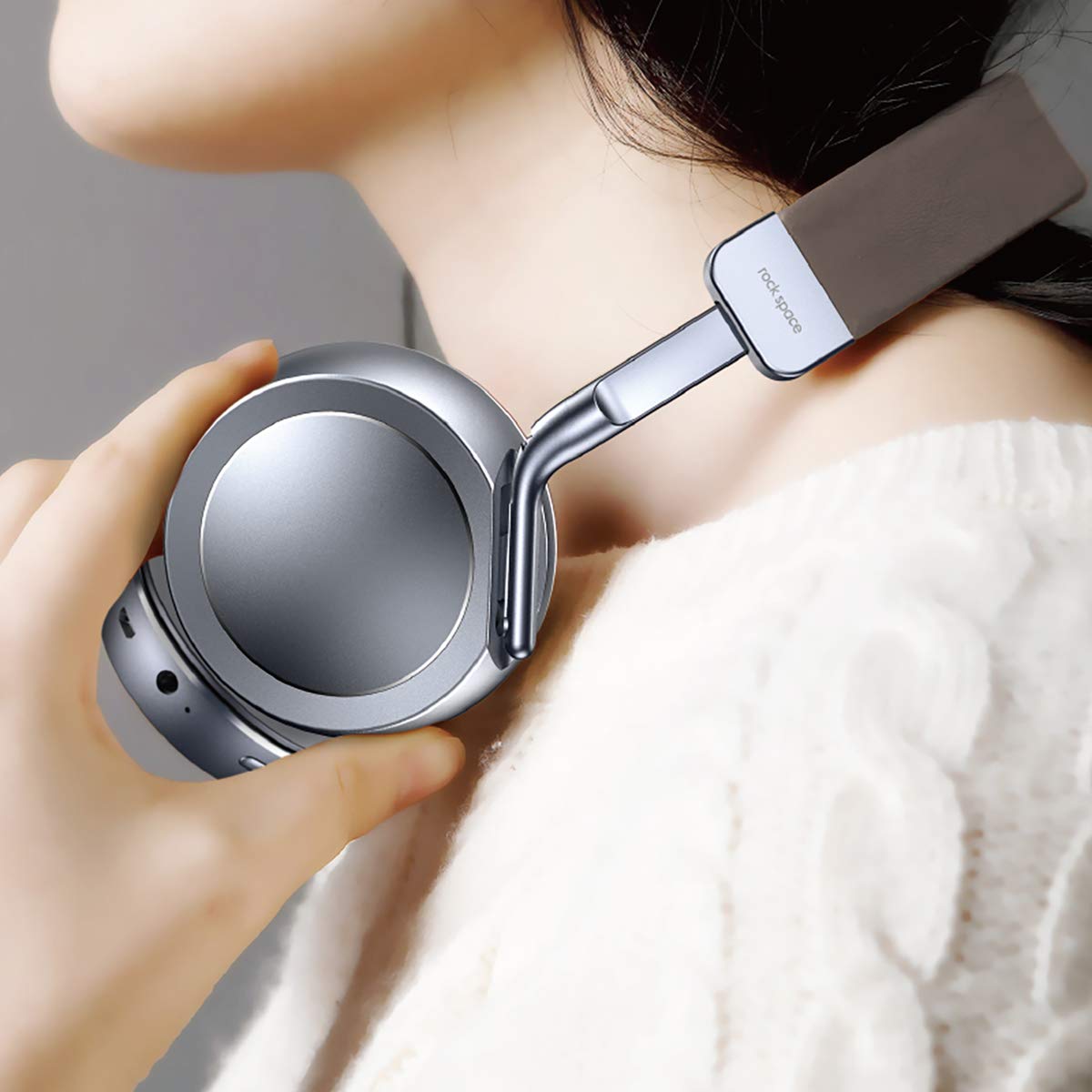 Rock - Cuffie Bluetooth - Grigio