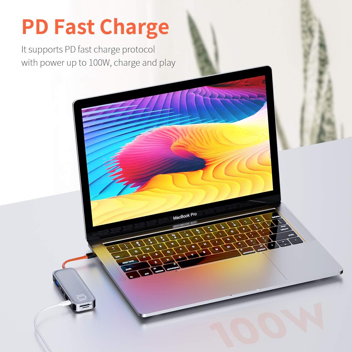 Rock-Hub Usb C Ad Hdmi/Vga 10 In 1
