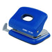 Rapid Fashion FC20 2 Hole Punch, Punches up to 20 Sheets, Adjustable Guide Bar, Ergonomic Design, Blue, 23256401 Aqua Blue 2 Hole