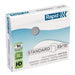 Rapid 23/12mm Standard Staples, For Stapling 60-90 Sheets, Use with Heavy Duty Staplers, Galvanised Wire, Box of 1000, 24869400