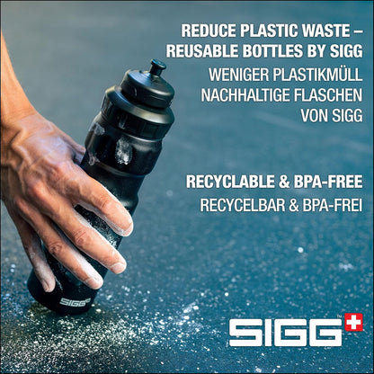 SIGG - Aluminum Sports Water Bottle - WMB Sports - With 3-Stage Sports Cap - Climate Neutral Certified - Leakproof & Lightweight - BPA Free - 0.75L