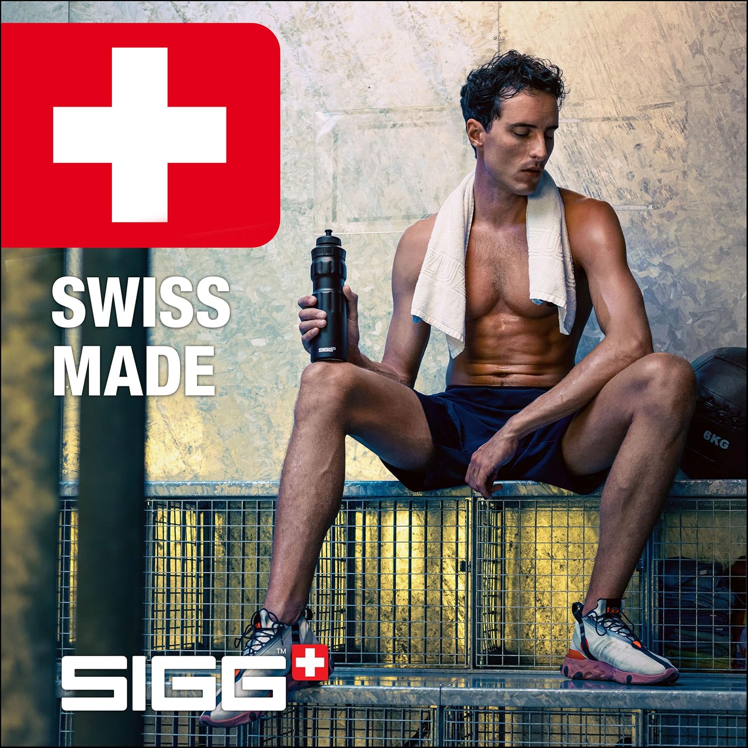 SIGG - Aluminum Sports Water Bottle - WMB Sports - With 3-Stage Sports Cap - Climate Neutral Certified - Leakproof & Lightweight - BPA Free - 0.75L
