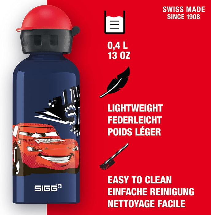 SIGG - Aluminium Kids Water Bottle - KBT - Leakproof - Lightweight - BPA Free - Climate Neutral Certified - 0.4L