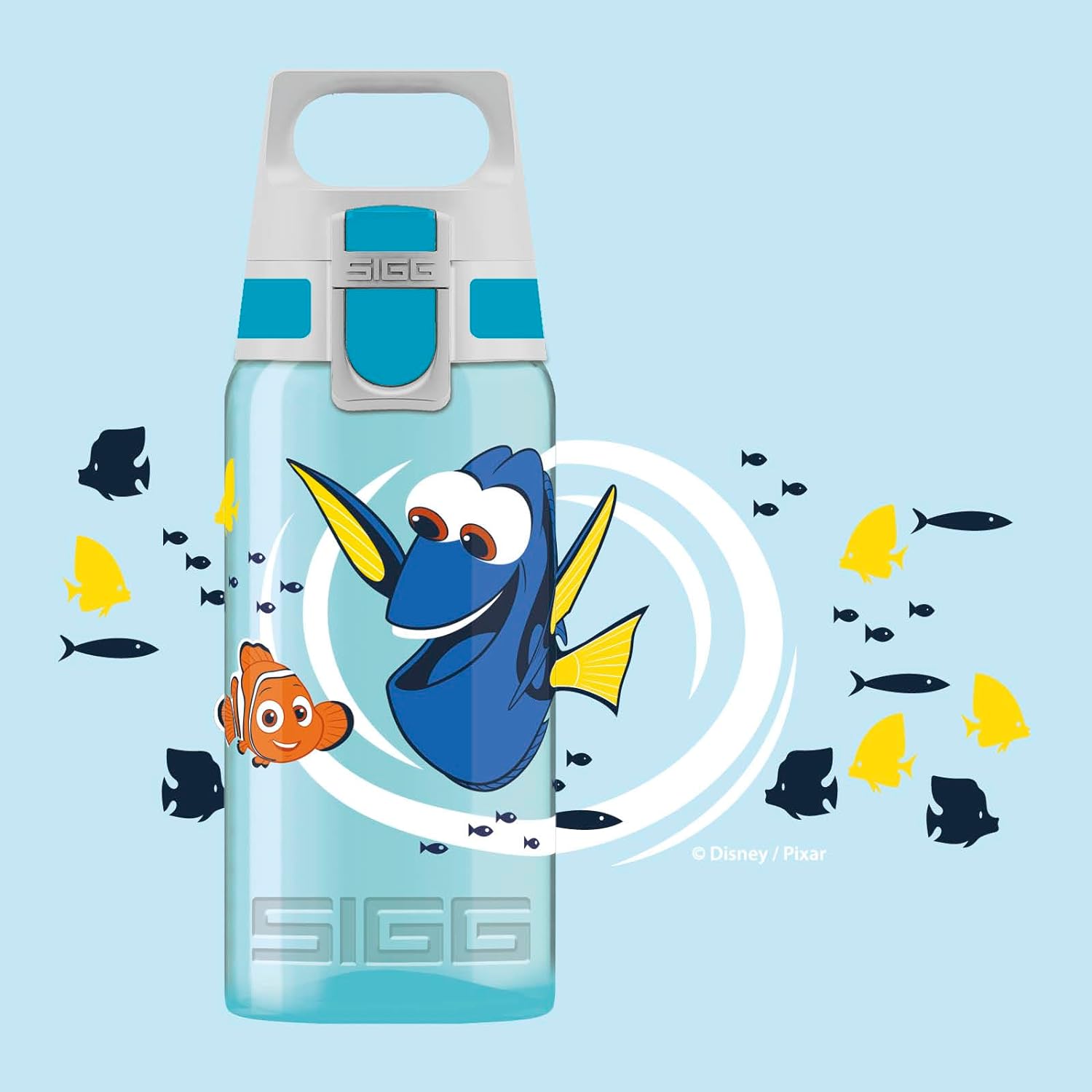 Sigg - Kids - Viva One - Suitable For Carbonated Beverages - Leakproof - Dishwasher Safe - BPA Free - Sports & Bike - 0.5L