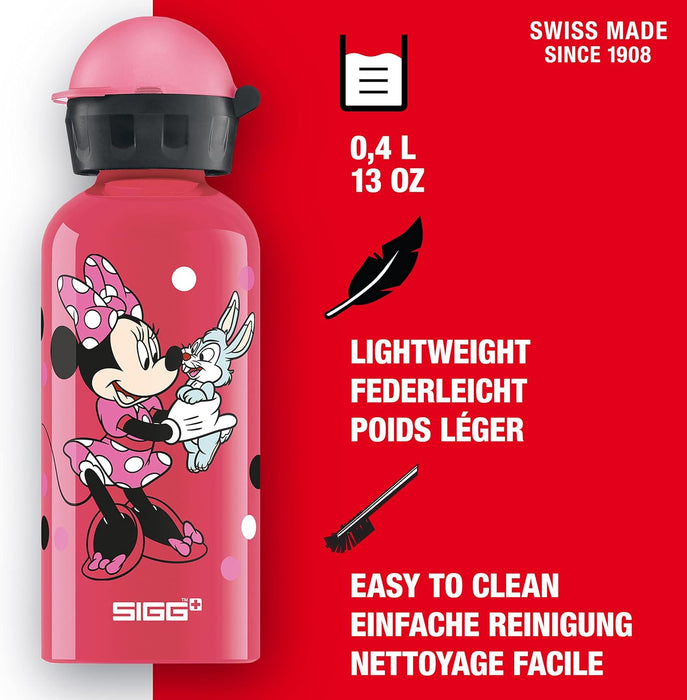 SIGG - Aluminium Kids Water Bottle - KBT - Leakproof - Lightweight - BPA Free - Climate Neutral Certified - 0.4L