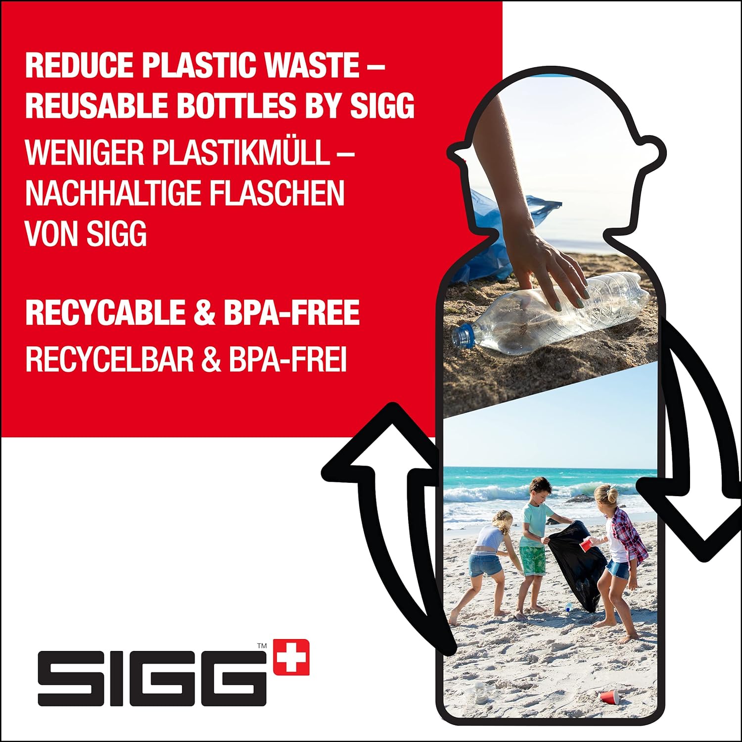 SIGG - Aluminium Kids Water Bottle - KBT - Leakproof - Lightweight - BPA Free - Climate Neutral Certified - 0.4L