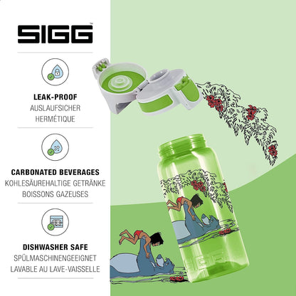 Sigg - Kids - Viva One - Suitable For Carbonated Beverages - Leakproof - Dishwasher Safe - BPA Free - Sports & Bike - 0.5L