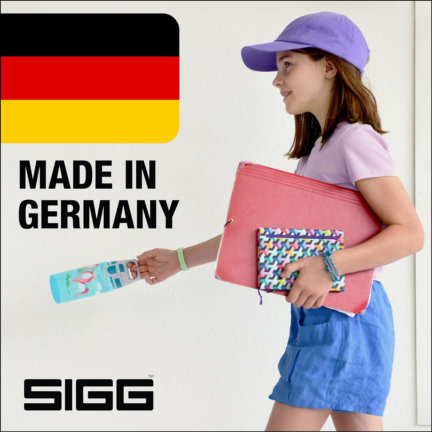 Sigg - Kids - Viva One - Suitable For Carbonated Beverages - Leakproof - Dishwasher Safe - BPA Free - Sports & Bike - 0.5L