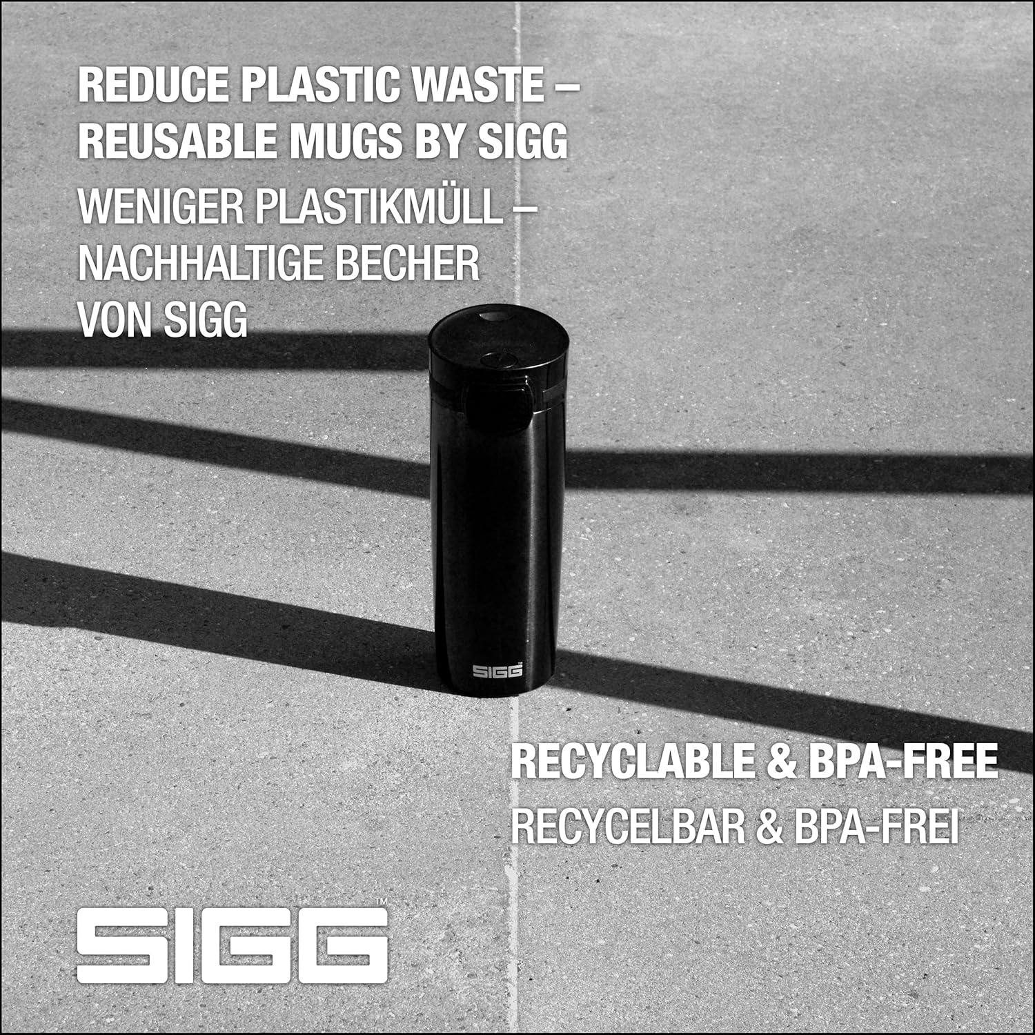 SIGG Miracle Insulated Coffee Mug (0.27 L / 0.47 L), Pollutant-Free and Insulated Coffee Travel Mug, Leak-Proof Stainless Steel Coffee Thermos