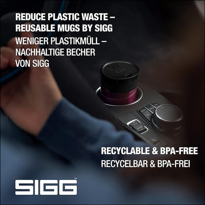 SIGG Miracle Insulated Coffee Mug (0.27 L / 0.47 L), Pollutant-Free and Insulated Coffee Travel Mug, Leak-Proof Stainless Steel Coffee Thermos