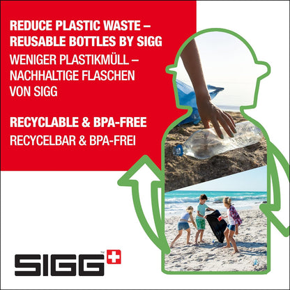 SIGG - Aluminium Kids Water Bottle - KBT - Leakproof - Lightweight - BPA Free - Climate Neutral Certified - 0.3L Winnie