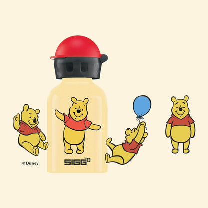 SIGG - Aluminium Kids Water Bottle - KBT - Leakproof - Lightweight - BPA Free - Climate Neutral Certified - 0.3L Winnie