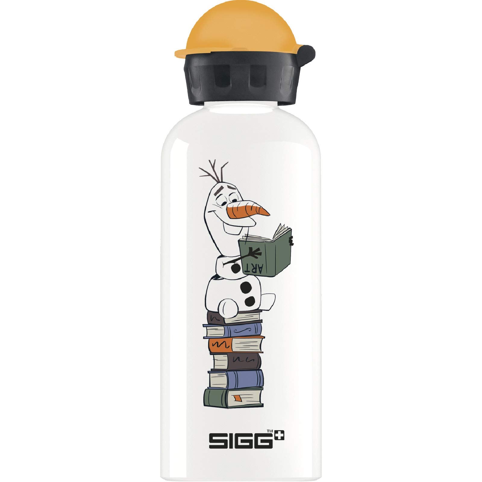 SIGG Olaf II Cantimplora infantil (0.4 L), botella para niños sin sustancias nocivas y con tapa hermética, cantimplora ligera de aluminio