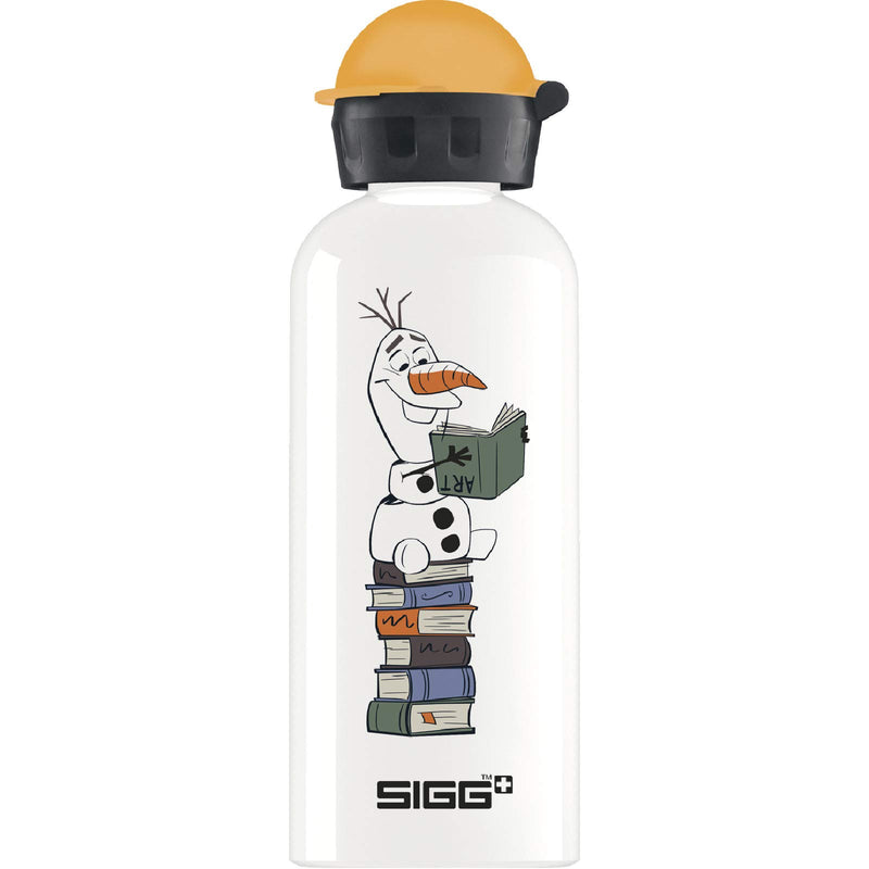 SIGG Olaf II Cantimplora infantil (0.4 L), botella para niños sin sustancias nocivas y con tapa hermética, cantimplora ligera de aluminio