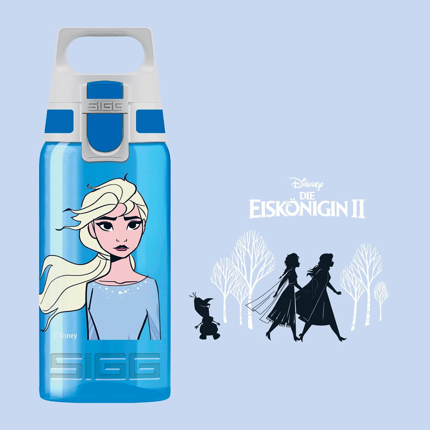 Sigg - Kids - Viva One - Suitable For Carbonated Beverages - Leakproof - Dishwasher Safe - BPA Free - Sports & Bike - 0.5L 15 Elsa Ii Kids Bottle