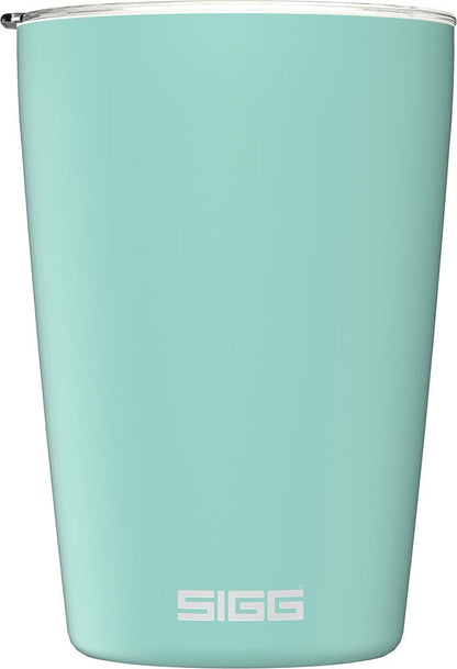 SIGG - Coffee Travel Mug Neso Pure Ceram - With Tritan Lid - Dishwasher Safe - Lightweight - BPA Free - 18/8 Stainless Steel - Glacier - 0.3 L Glacier 0.3 L