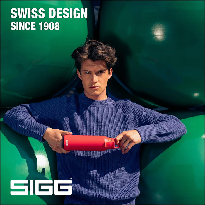 SIGG - Insulated Flask - Thermo Flask Hot & Cold ONE Light - With Fruit Filter - Leakproof - BPA-Free - 18/8 Stainless Steel - 0.55L Glacier