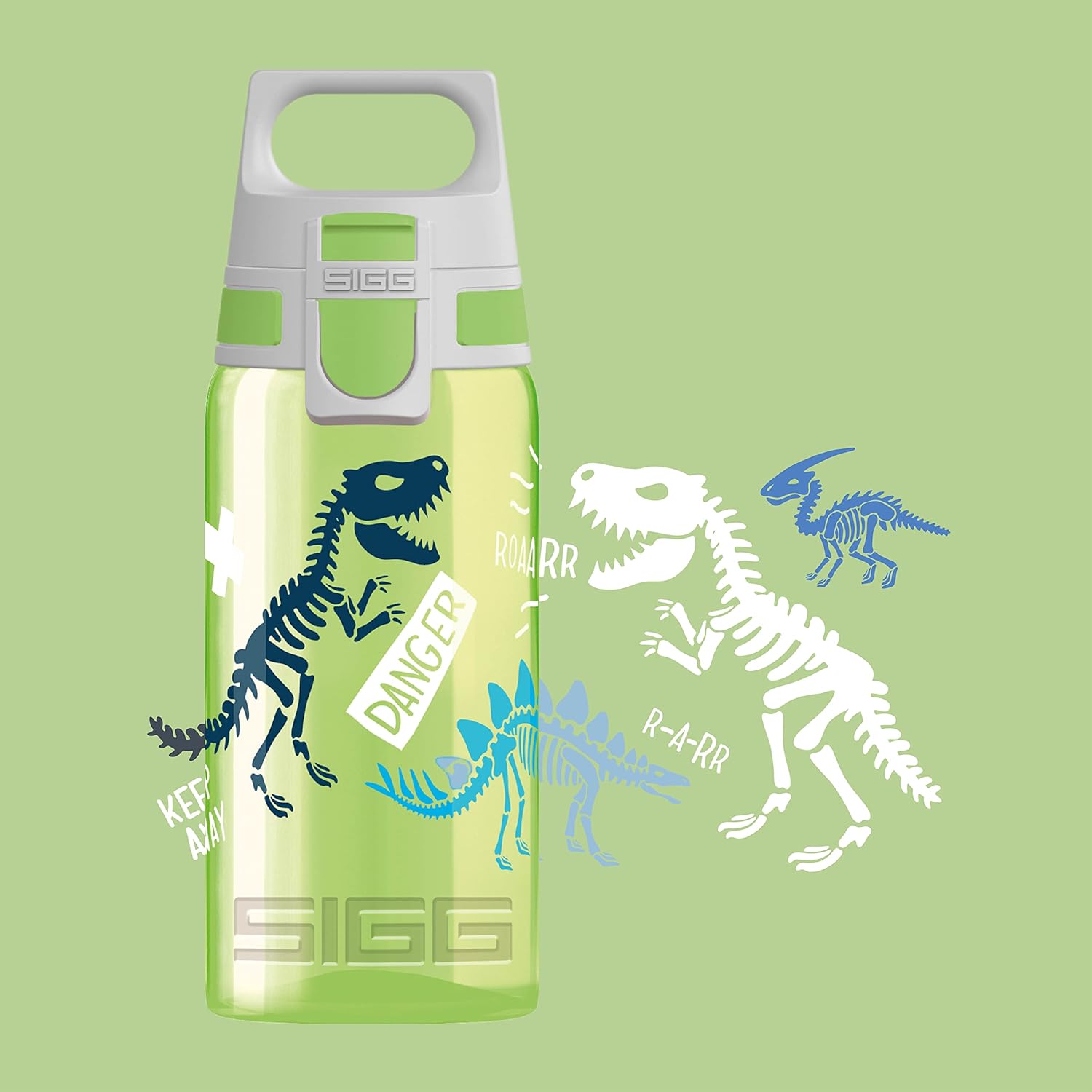 Sigg - Kids - Viva One - Suitable For Carbonated Beverages - Leakproof - Dishwasher Safe - BPA Free - Sports & Bike - 0.5L