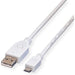 Value | USB 2.0 Cable | A - Micro B | Male/| 0.8 m