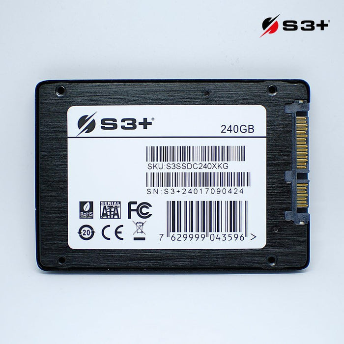 S3+ S3SSDC240 Solid State Drive, Black