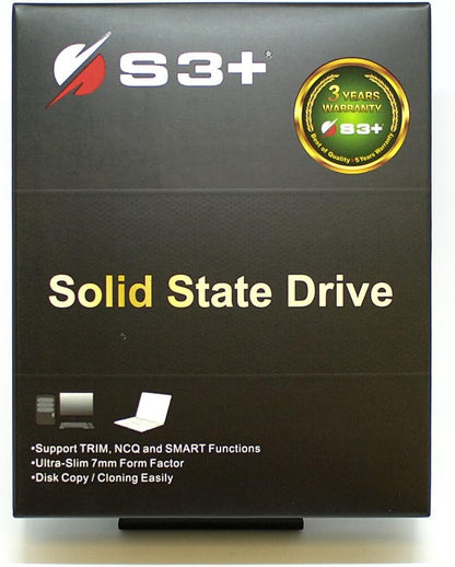 S3+ S3SSDC240 Solid State Drive, Black